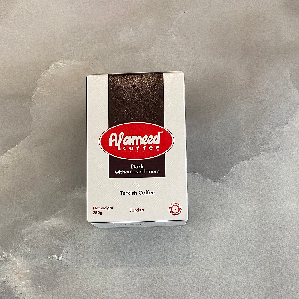 ALAMEED COFFEE DARK W/OUT CARDAM 250GX20P