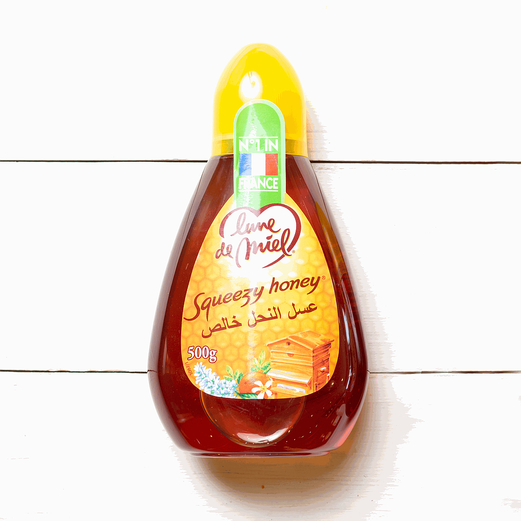 LUNE DE MIEL 500GX12P SQUEEZY HONEY 