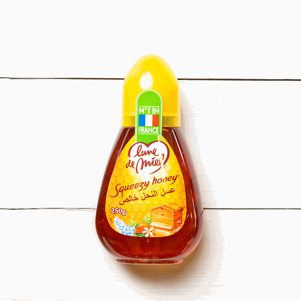 LUNE DE MIEL 250GX12P SQUEEZY HONEY 